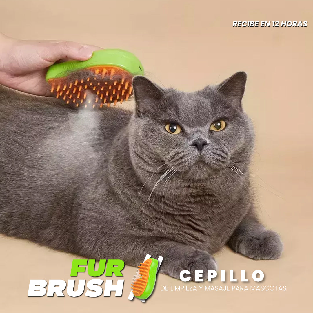 Cepillo de limpieza y masaje para mascotas - Fur Brush™